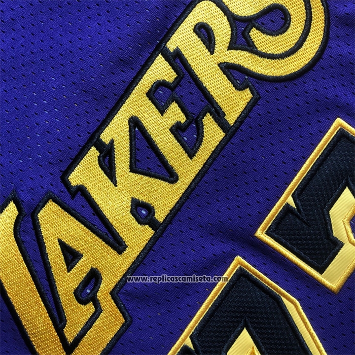 Camiseta Manga Corta Los Angeles Lakers Luka Doncic #77 Violeta